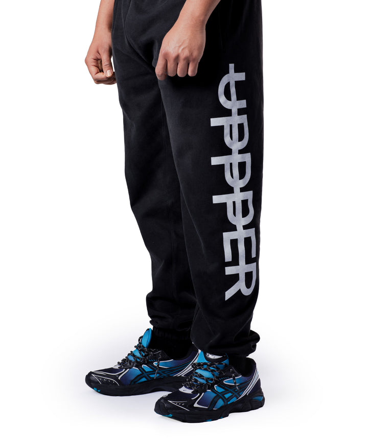 Side Logo Sweatpants Washed Black